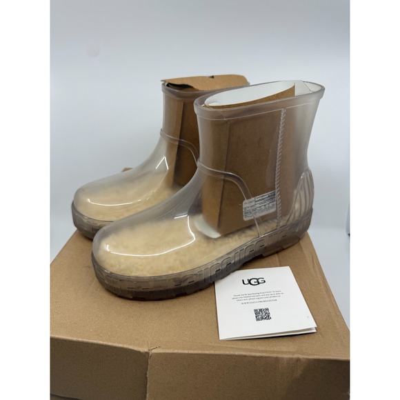 UGG W DRIZLITA CLEAR 23cm 防水 防寒 Amazon.com | UGG Women's Drizlita Boot, Bright White, 5 | Rain